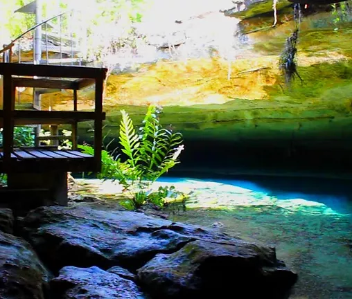 Cave tour in grand bahamas
